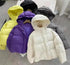 Winter Solid Color Hooded Puffer Jackets